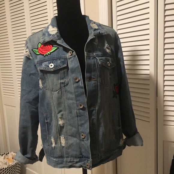 Guess Jean Jacket❤️💙 - Picture 1 of 5